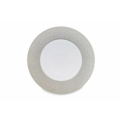 Тарелка обеденная Raynaud Радужный минерал 27 см, фарфор, жемчужная