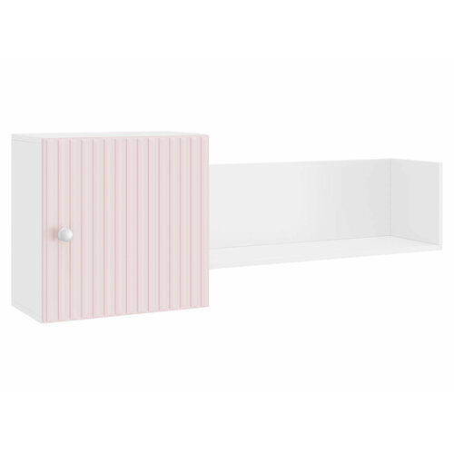 Детская полка ЭтоМебель Алиса Розовый / Белый