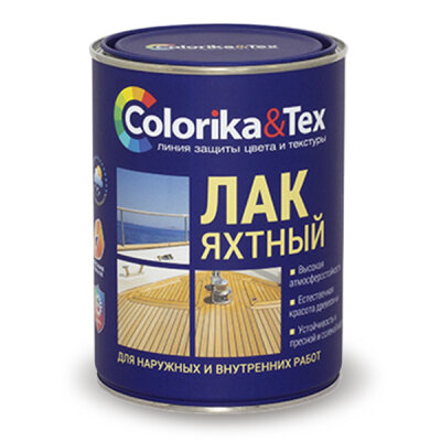 Лак яхтный "Colorika&Tex" глянцевый 0,8 л - фотография № 5