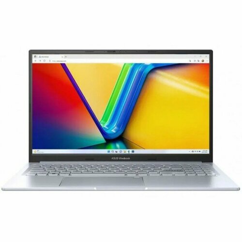 Ноутбук Asus Vivobook 17 K3504ZA-MA195 Core i5 1235U 8Gb SSD512Gb Intel Iris Xe graphics 15.6 OLED 2.8K (2880x1620) noOS silver WiFi BT Cam (90NB11S2-