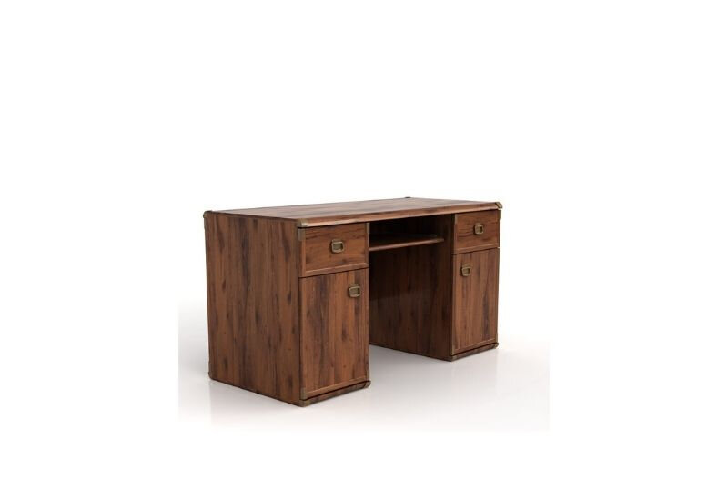 Стол письменный БРВ-Мебель Индиана JBIU 2D2S 140 дуб саттер ш. 65 см, в. 78 см, дл. 140 см