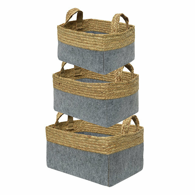 фото Kaemingk Набор корзин для хранения Greysano 29-40 см, 3 шт 760104