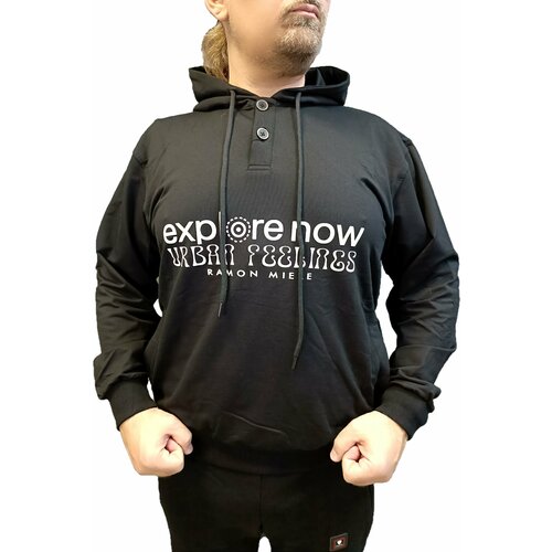 фото Худи ramon miele, размер 3xl, черный