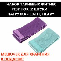 Тканевые фитнес-ленты не скручиваются и не соскальзывают в процессе выполнения упражнений.;
В комплект входит 3 фитнес-ленты разной  ...