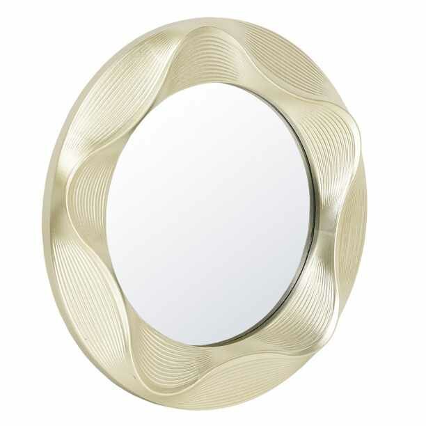 Зеркало декоративное Гавр d25 см серебро