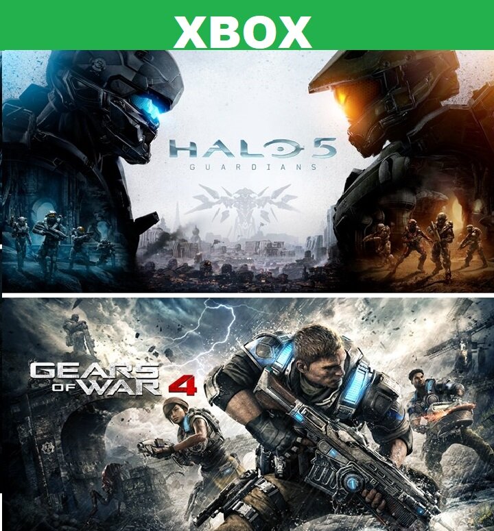 Игра Gears of War 4 + Halo 5: Guardians (2в1) Bundle для Xbox One/Series X|S, русский язык, электронный ключ Турция