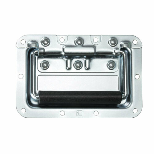 Ручка врезная, средняя, подпружиненная Adam Hall 34082. Фурнитура для изготовления ящиков, кофров, кейсов, сундуков