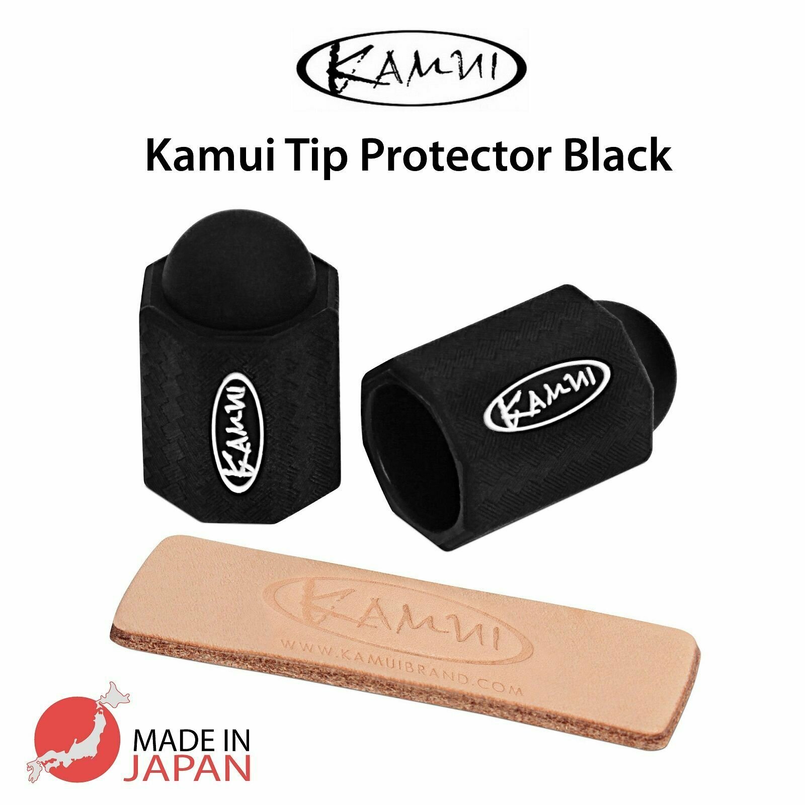 Набор для защиты бильярдной наклейки Камуи / Kamui Tip Protector черный 1 шт.