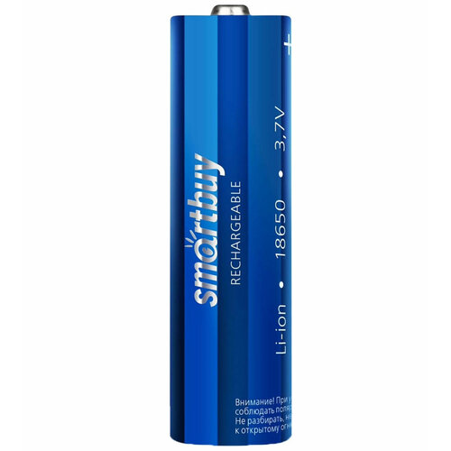 Аккумулятор SmartBuy 18650 (4.4A, 2200mAh) для фонариков, игрушек, не силовых сборок. аккумулятор changjiang 18650 4 4a 2200mah icr18650