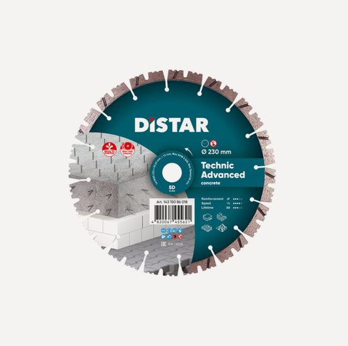 Изображение товара Диск алмазный отрезной Di-Star 1A1RSS/C3-H Technic Advanced 14315086018, 230 мм 1