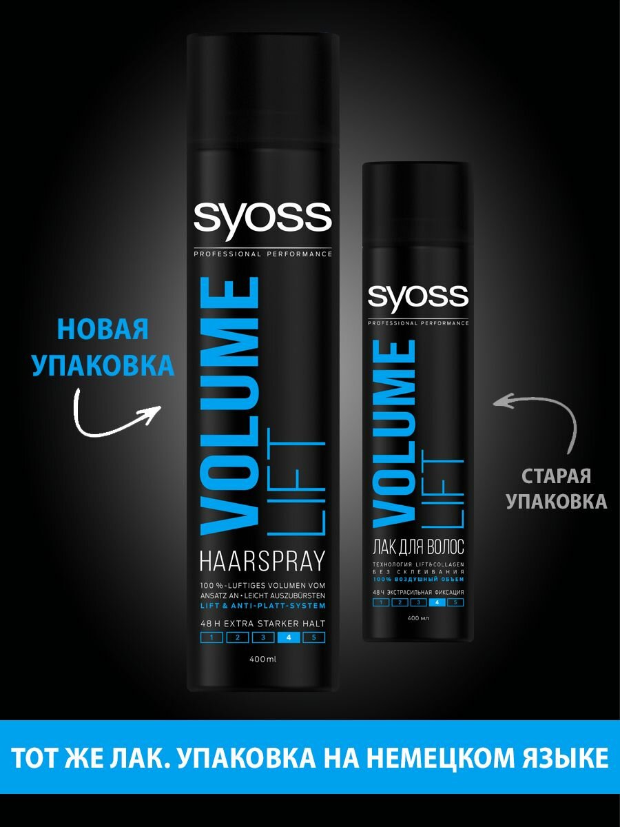 Лак для волос Syoss Volume Lift Экстрасильная фиксация 400мл Henkel - фото №11