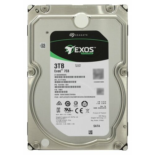 Жесткий диск Seagate 1V410N 3Tb 7200 SATAIII 35 HDD 1593500₽