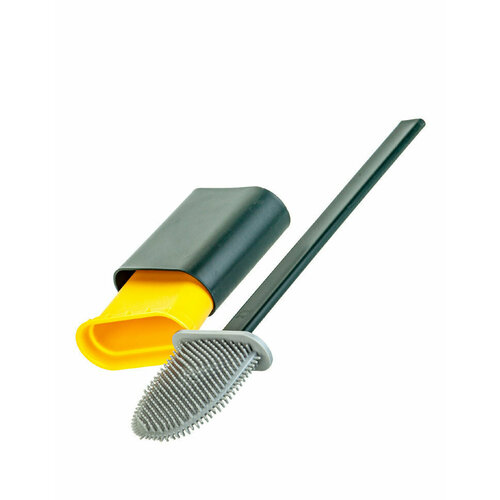 Ершик напольный силиконовый темно-зеленый Гибкий силиконовый ершик для унитаза Ершик силиконовый Ершик для туалета Силиконовый ершик 314₽