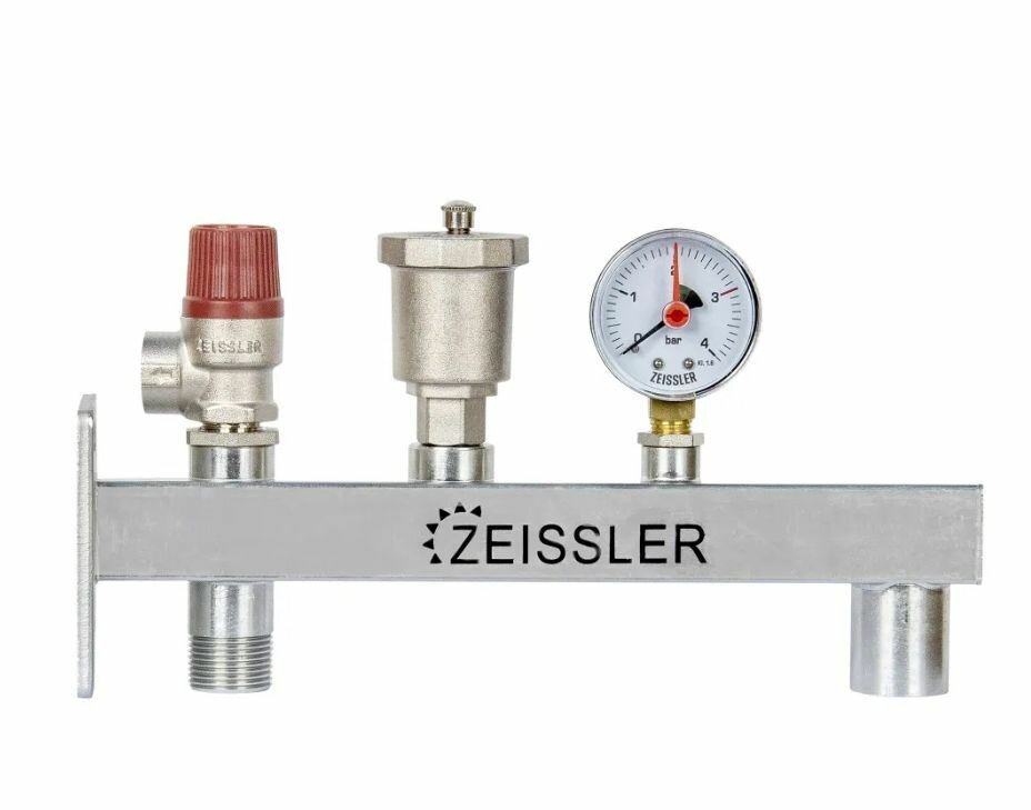 Группа безопасности для отопления ZEISSLER, 3/4', 3 бар артикул ZSg.411.0105N