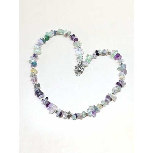 Чокер ENJOY Украшения из камней, флюорит, длина 45 см, фиолетовый