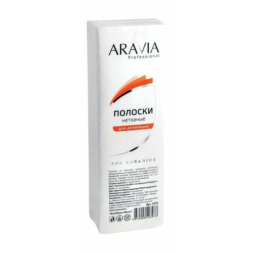 ARAVIA PROFESSIONAL Полоски нетканые для депиляции 76х230 мм 90 гм 100 штуп 430₽