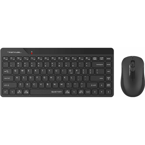 A4Tech Клавиатура + мышь A4Tech Fstyler FG2200 Air клав: черный мышь: черный USB беспроводная slim (FG2200 AIR BLACK)