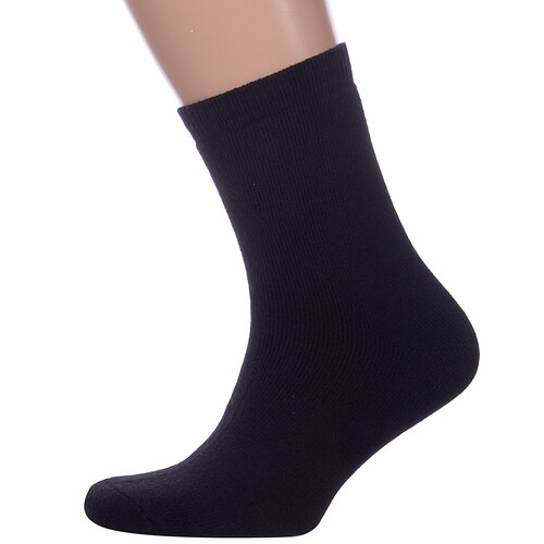 Носки HOBBY LINE, размер 39-44, черный мужские носки grand line 1 пара размер 31 черный