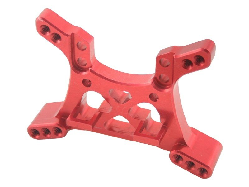 фото Алюминиевая стойка амортизаторов V2 для Remo Hobby 1/16, красная