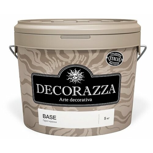 Decorazza Base/Декоразза Бейс подложечная краска-грунт для нанесения декоративных покрытий 0,9л