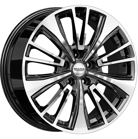 фото Литые колесные диски SKAD (СКАД) KL-1060 (Chery Tiggo) 7.5x18 5x108 ET33 D60.1 Чёрный глянцевый с полированной лицевой частью (4370005)