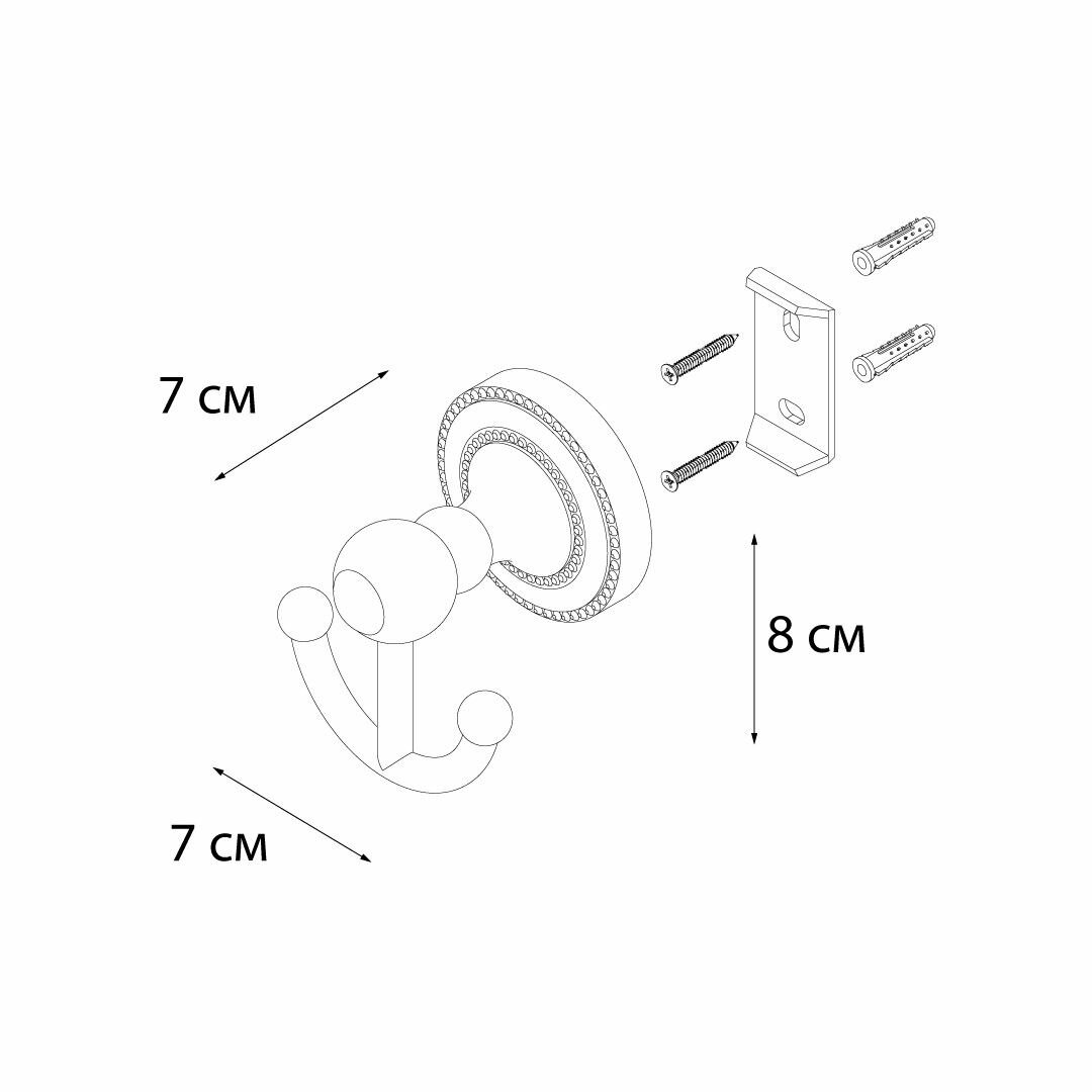 Крючок для полотенец Fixsen - фото №6