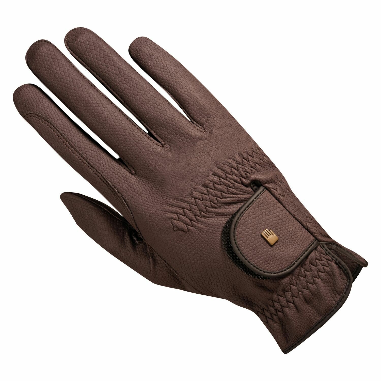 Утепленные зимние перчатки для верховой езды Roeckl winter коричневые 7,5