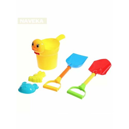 Набор для игры в песке Песочный утёнок 5 предметов 864₽