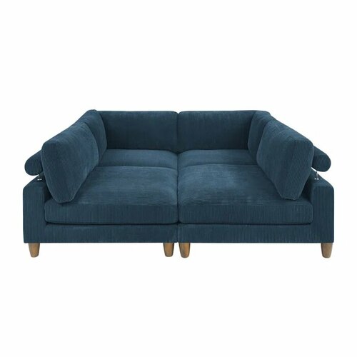 Диван угловой на высоких ножках