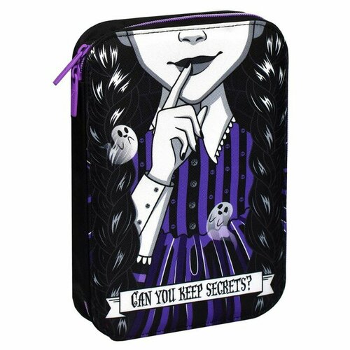 Пенал-футляр мягкий 165 х 235 х 30 мм текстильный Феникс Милая готика 64994 1425₽