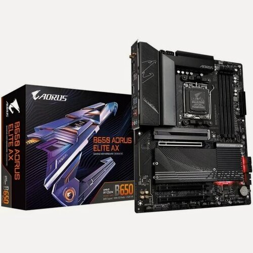 Изображение товара Материнская плата Gigabyte B650 AORUS ELITЕ AX V2 (AM5, ATX)