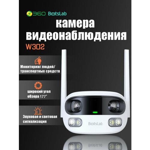 360 камера видеонаблюдения wifi W302 769000₽