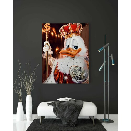 Картина 6080 Интерьерная картина на холсте Скрудж Макдак от студии Leyla art 3954₽