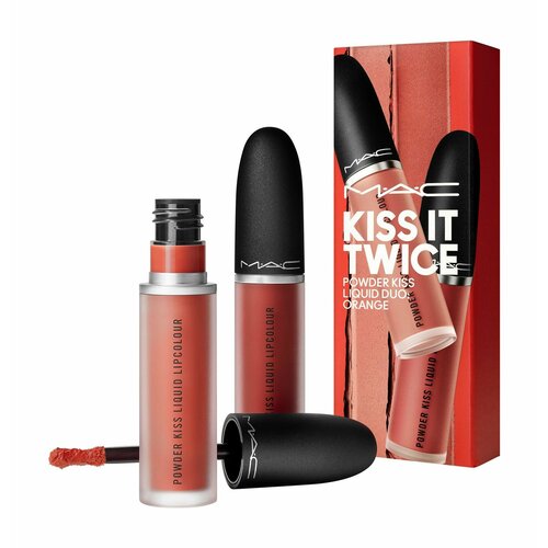 MAC Kiss It Twice Powder Kiss Liquid Duo Оранжевый 8591₽