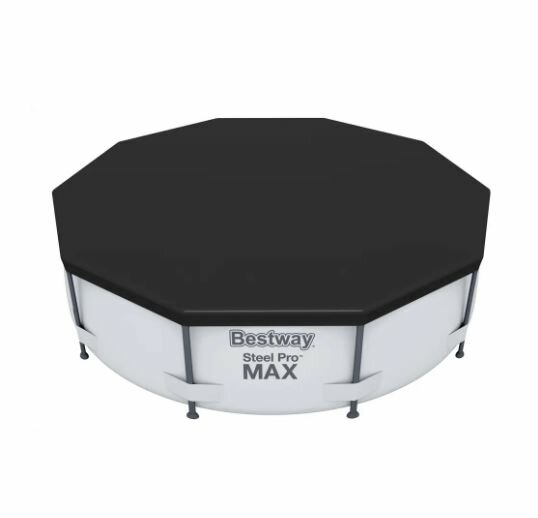 Тент для бассейна Bestway ПВХ 305x305 см цвет черный