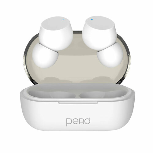 Беспроводные наушники Pero TWS07 Invisible белый 1377₽