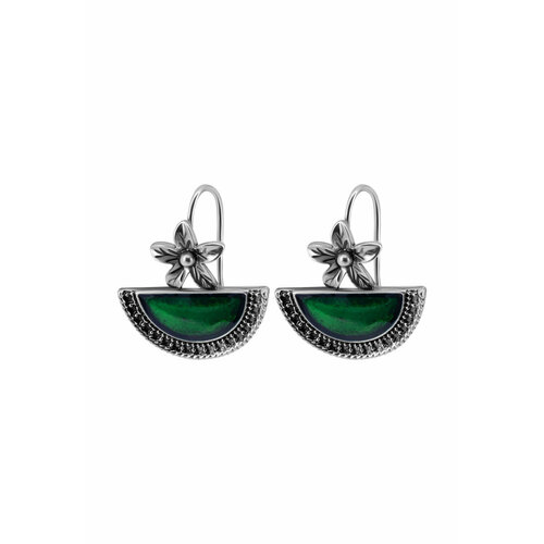 Серьги OTOKODESIGN эмаль зеленый 347₽