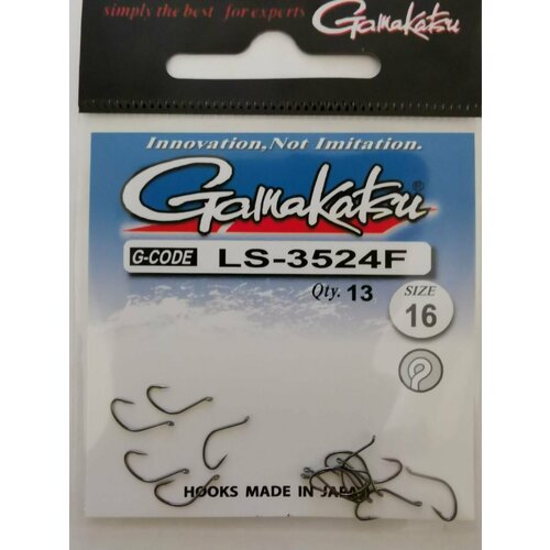 Крючки Gamakatsu LS-3524F (F22) № 16 (13шт)