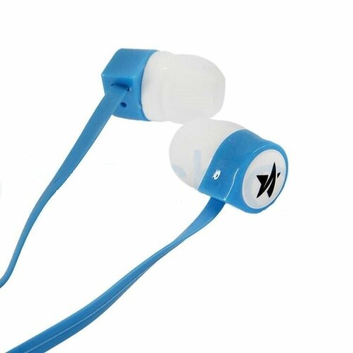 Проводные наушники внутриканальные RockBox HRBX-300, 3.5 Jack (синие)