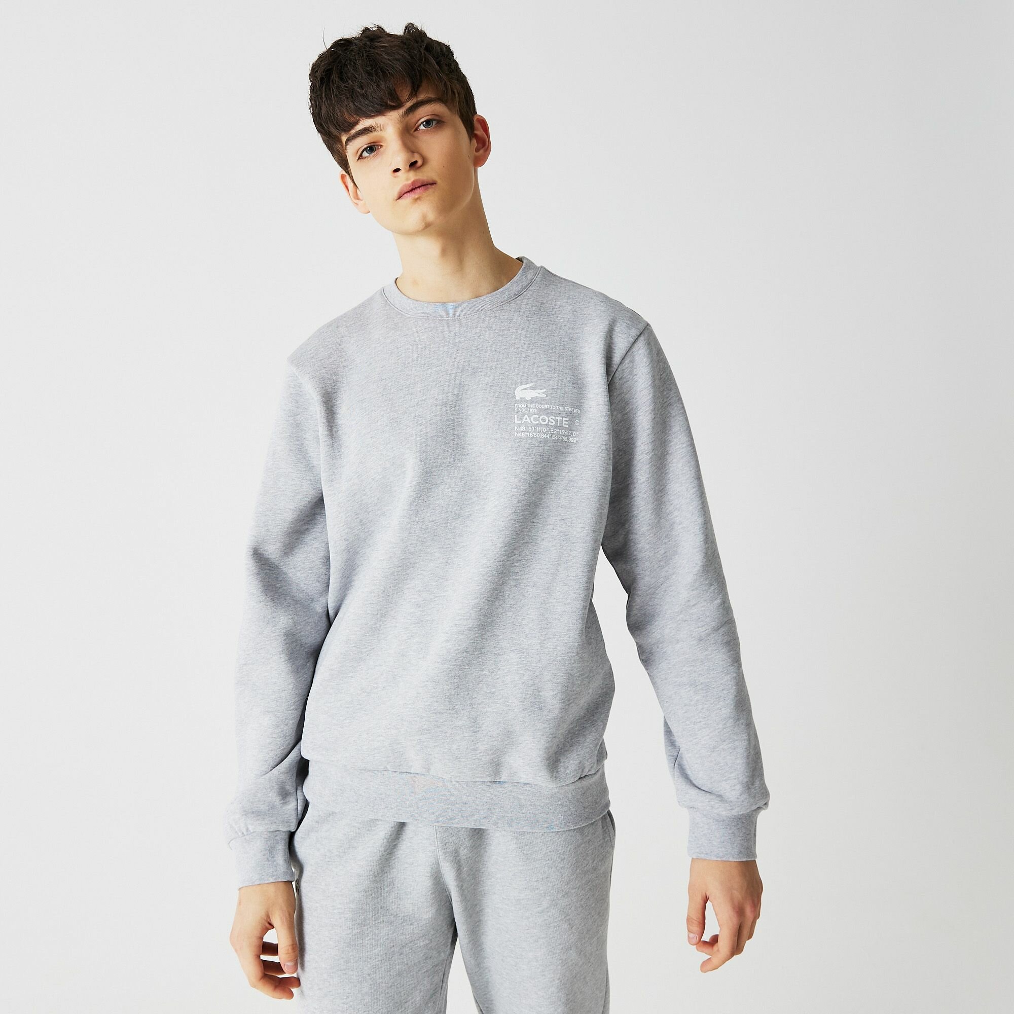 Свитшот LACOSTE, размер T3, , серый