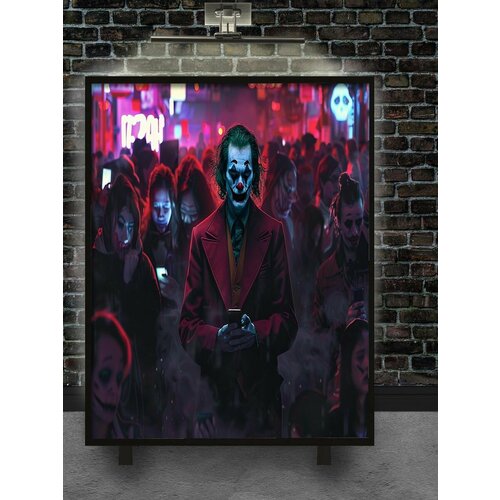 Картина на холсте на подрамнике джокер