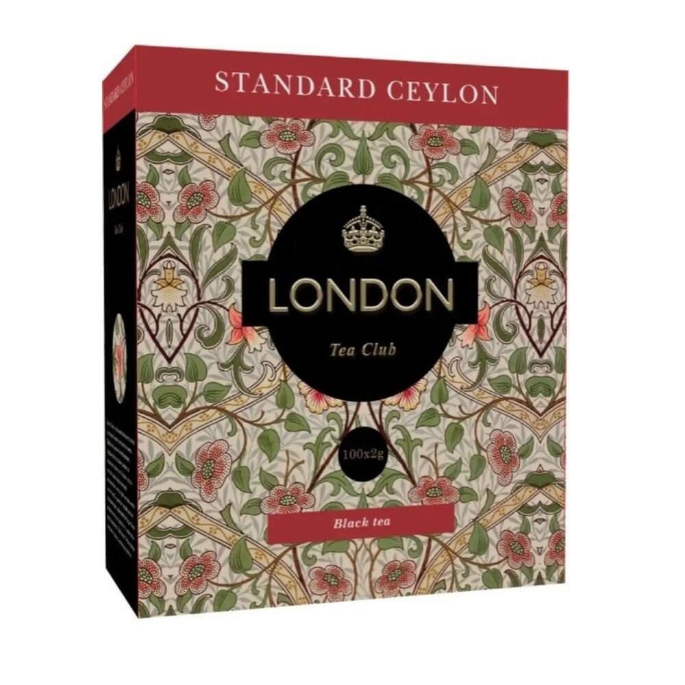 London Tea Club Чай черный Standad Ceylon,200 пак