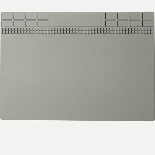 Изображение товара Термостойкий коврик для пайки и ремонта T613 (350x250 мм, серый) QUICKO QTST613