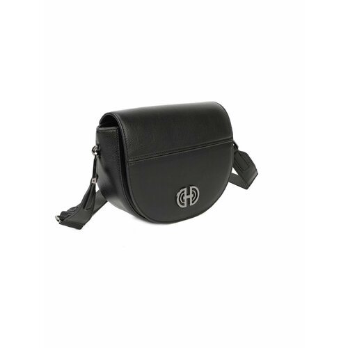 Сумка кросс-боди Daniele Patrici, фактура матовая, гладкая, черный