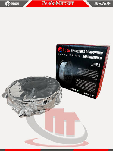 Изображение товара Сварочная проволока порошковая Edon FCW0.8-5 (0,8 мм, 5,0 кг, D200)
