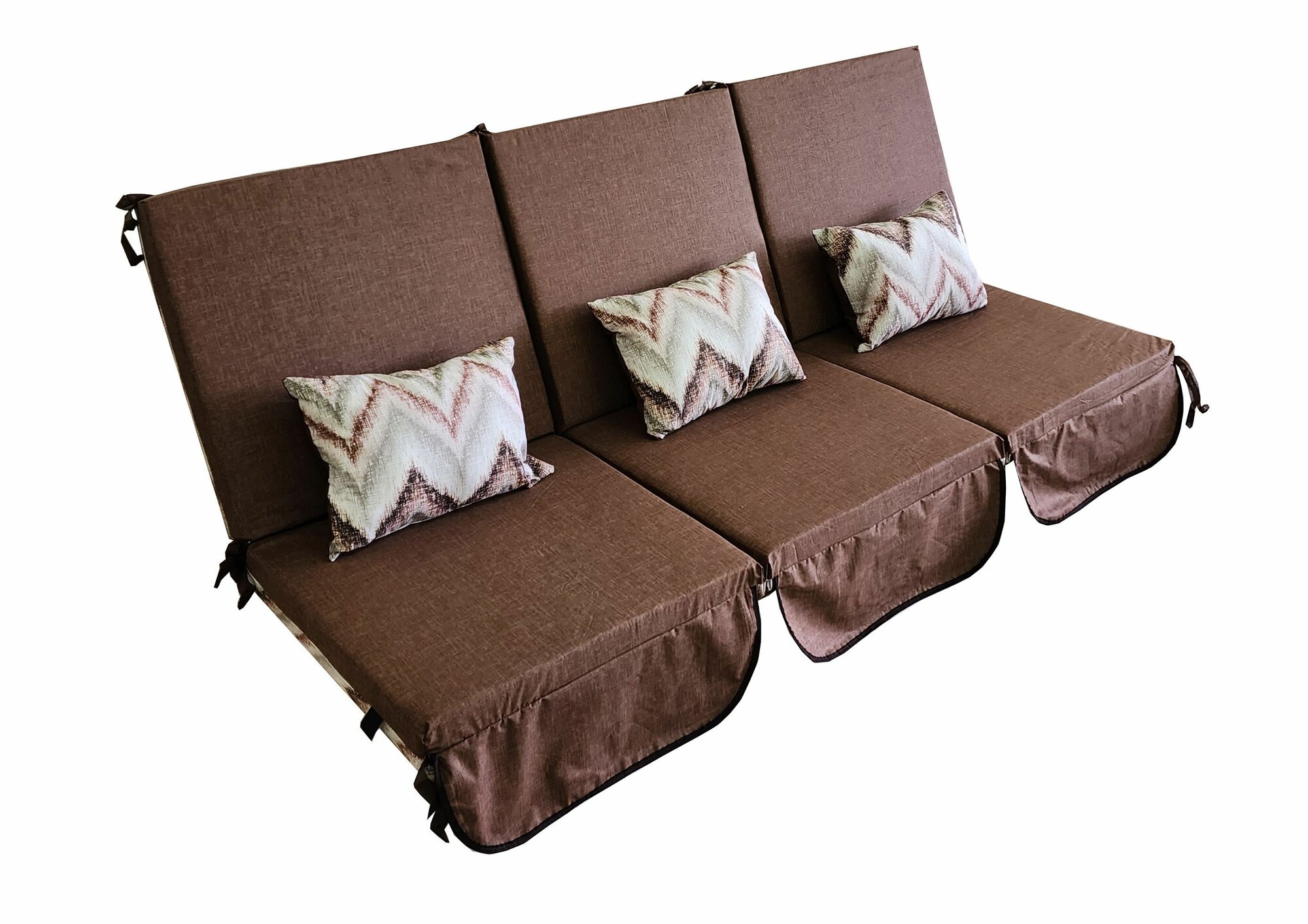 Матрасы И Подушки Для Садовых Качелей Матрас для качелей 150х55х8 Everena Outdoor segment choko zigzak 1.5