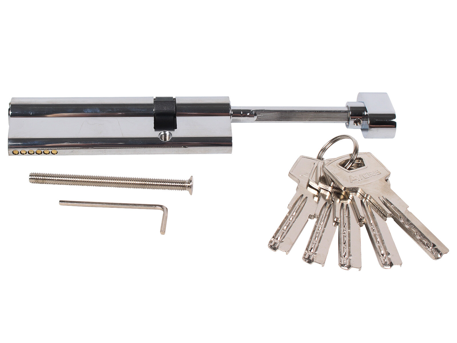 Цилиндровый механизм ZM 100  30S 70  S 65 C11 CR  алюминий  сталь