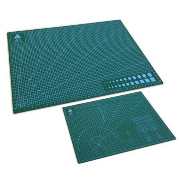 Коврик для резки А3 защитный 45*30см зеленый