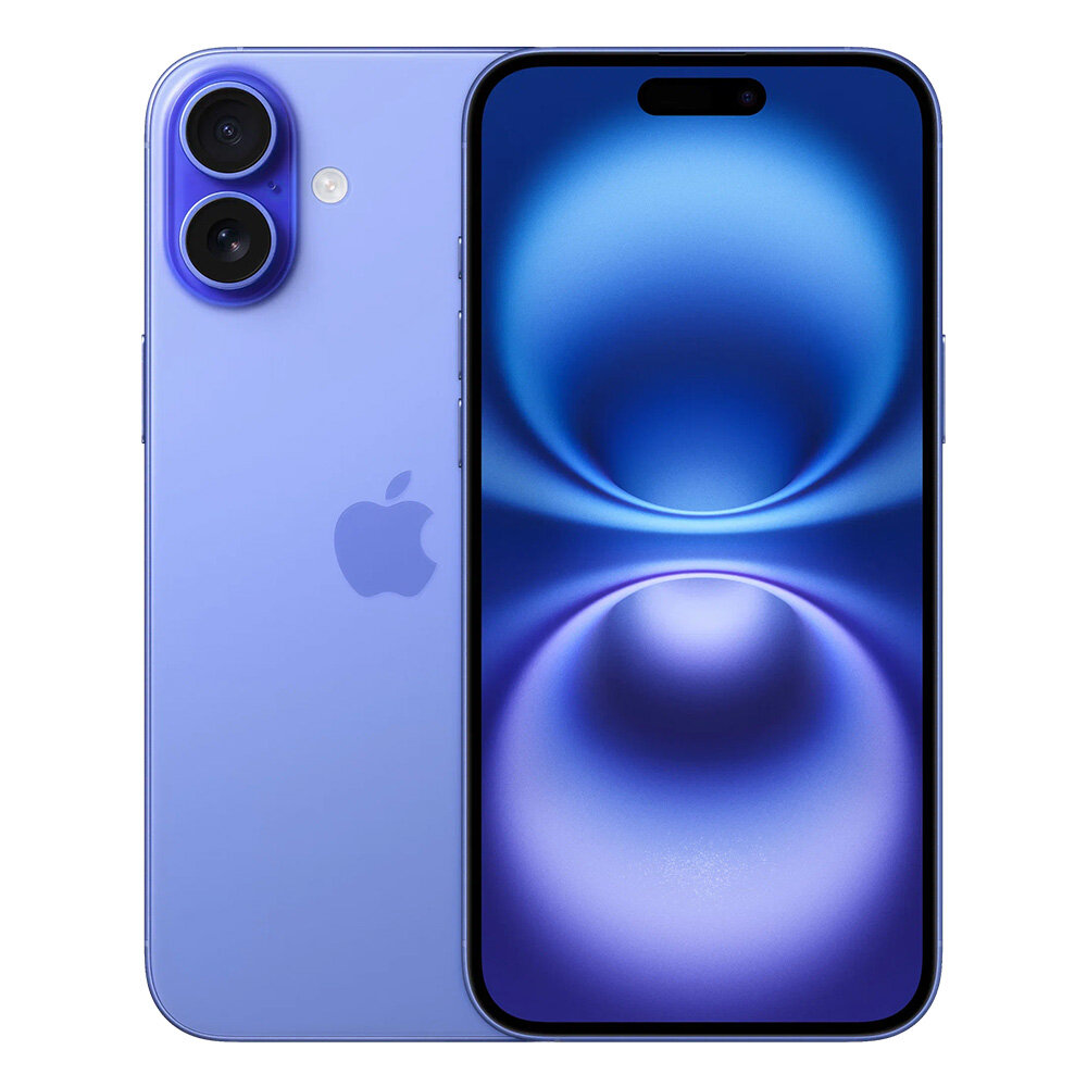 Смартфон Apple iPhone 16 256 ГБ, Dual: nano SIM + eSIM, Ультрамарин (без RuStore) — фото 1