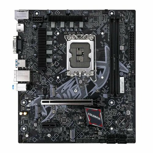 Материнская плата Colorful BATTLE-AX B760M-K D5 V20 LGA1700 Intel B760 Micro-ATX RTL BATTLE-AX B760M-K D5 V20 11271₽